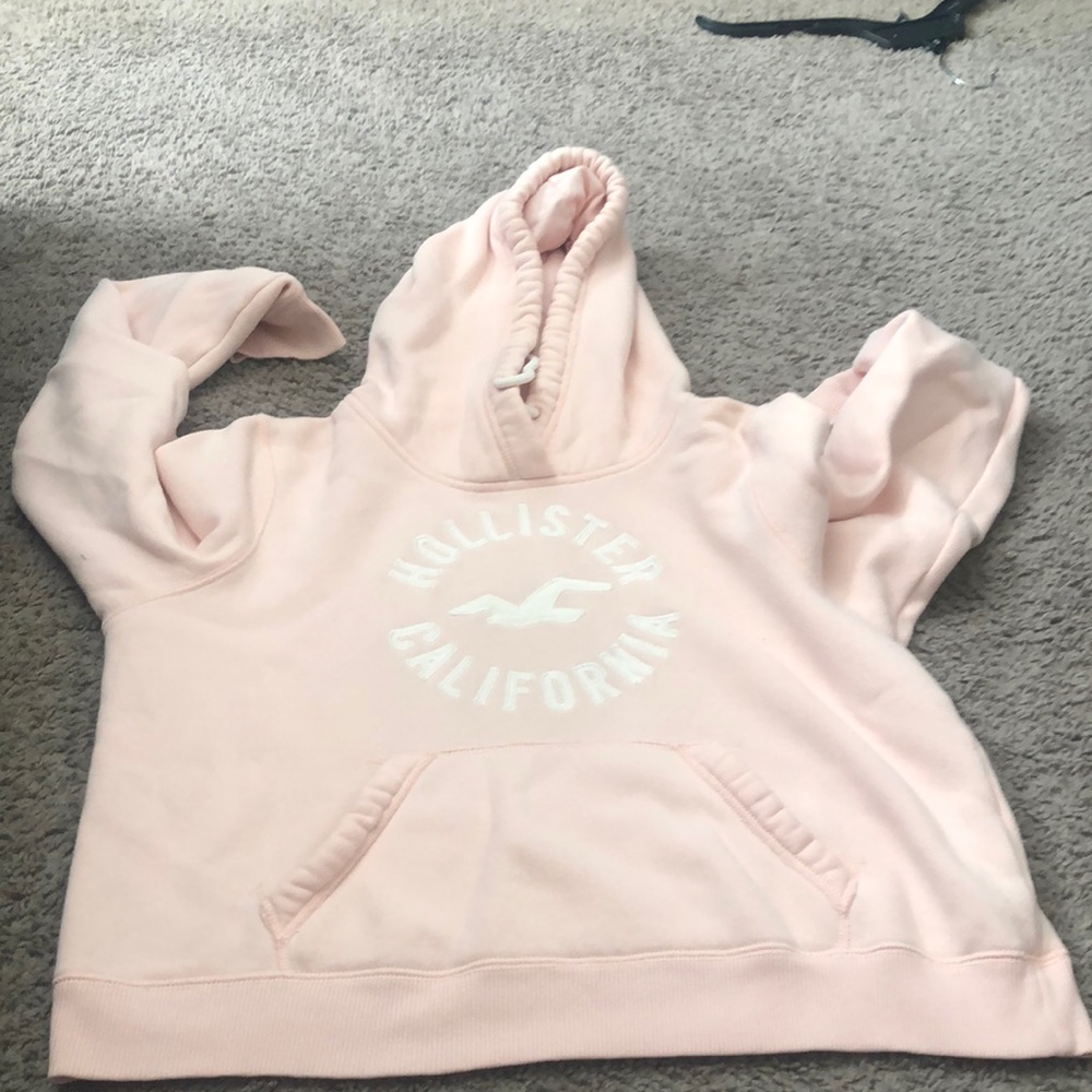 Pink holister sweater